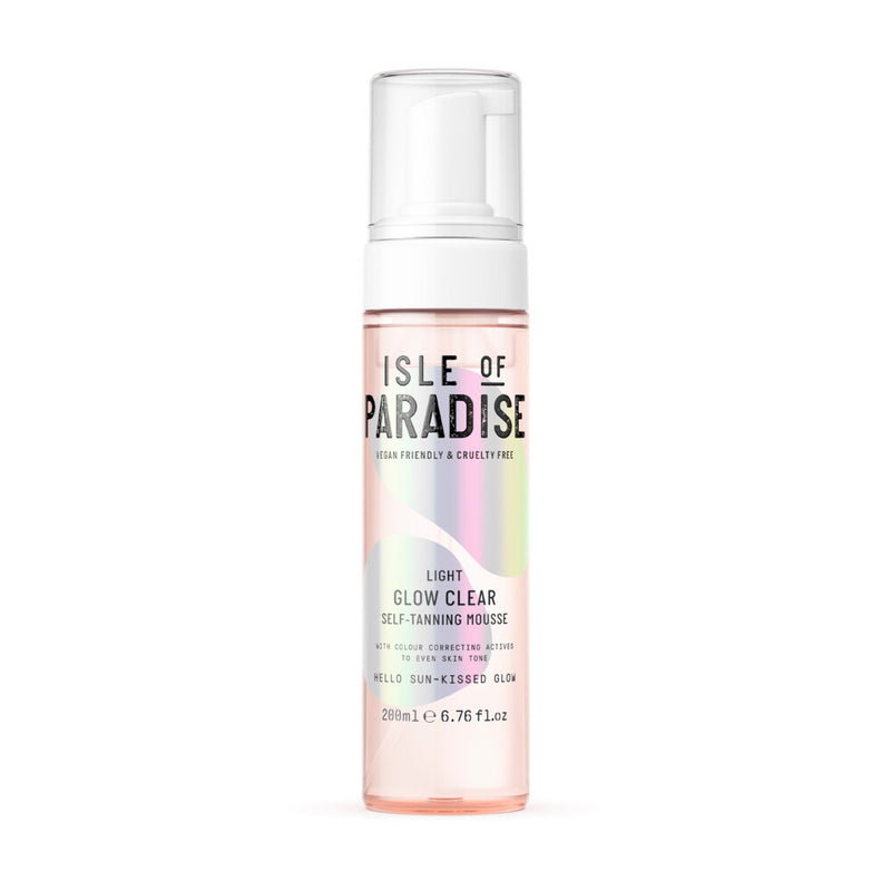 Isle of Paradise Glow Clear Zelfbruiningsmousse – 200 ml