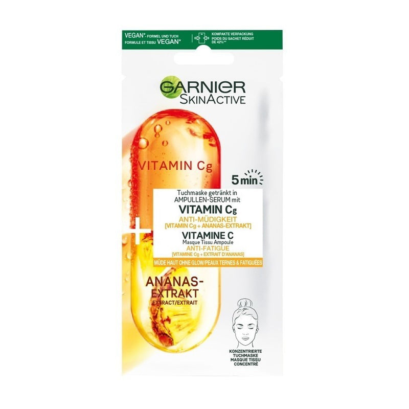 Garnier SkinActive Gezichtsmasker Ananas & Vitamine Cg - 1 stuk