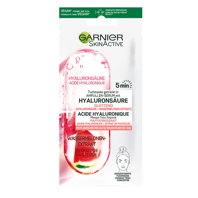 Garnier SkinActive Gezichtsmasker Watermeloen & Hyaluronzuur - 1 stuk
