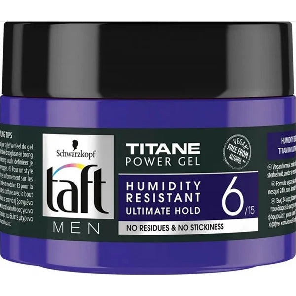 Taft Power Gel Titane – 250 ml