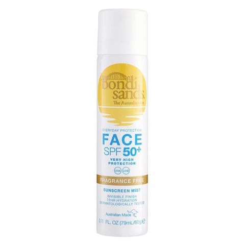 Bondi Sands Geurloze Zonnebrand Face Mist SPF 50+ – 79 ml