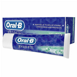 Oral-B 3D White Soft Mint Tandpasta - 75 ml.