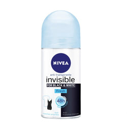 Nivea Black & White Invisible Fresh Deodorant Roller - 50 Ml.