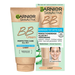 Garnier SkinActive BB Cream Gemengde Tot Vette Huid Light SPF 25 - 50 ml.