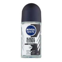 Nivea Men Black & White Invisible Original Anti-Transpirant Deodorant Roller - 50 ml.