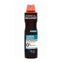 L'Oreal Men Expert Carbon Protect Charcoal Deodorant Spray - 250 ml.