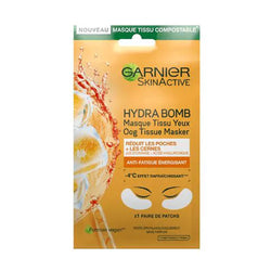 Garnier SkinActive Hydra Bomb Oogmasker Sinaasappel en Hyaluronzuur - 1 stuk