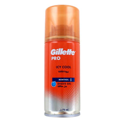 Gillette Pro Shave Gel Menthol - 75 ml.