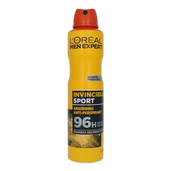 L'Oréal Men Expert Invincible Sport Deodorant Spray Anti-Transpirant - 250 ml.