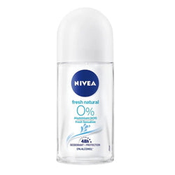 Nivea Fresh Natural 0% Deodorant Roller - 50 Ml.