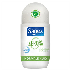 Sanex Deodorant Roller Zero% Respect & Control - 50 Ml.