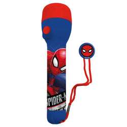 Marvel Spider-Man LED Zaklamp 16 x 4,5 CM - Blauw