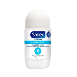 Sanex Dermo Protector Hypoallergenic Anti-Transpirant Deodorant Roller - 50 ml.