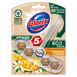 Glorix Toiletblok Power 5 Tangerine Flowers - 55 gr.