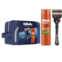 Gillette ProGlide Toilettas met Scheermes en Scheergel - Herengeschenkset