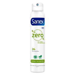 Sanex Zero% Respect & Control Deodorant Spray - 200 ml.