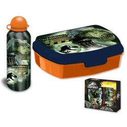 Jurassic World Broodtrommel en Drinkfles - Schoolset - Lunchset - Lunchtrommel en drinkfles/drinkbeker/bidon